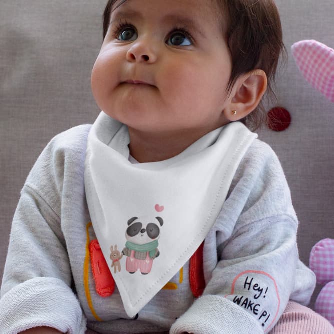 BABADOR INFANTIL PANDA