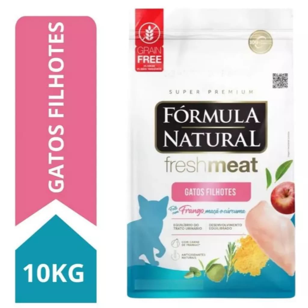 Ração Fórmula Natural Fresh Meat Gatos Filhotes 10 kg