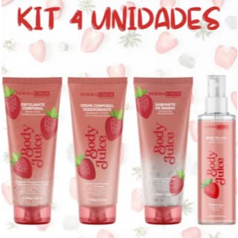 🍉🍓 Kit Banho Body Juice Frutas – Melância ou Morango 🍓🍉
