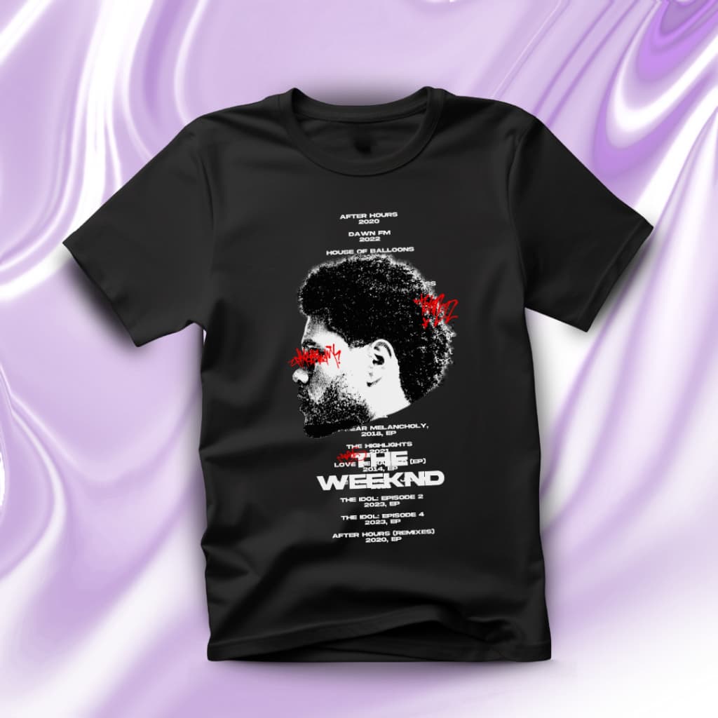 Camiseta The Weeknd Unissex || Tshirt Aestheric Pinterest Algodão