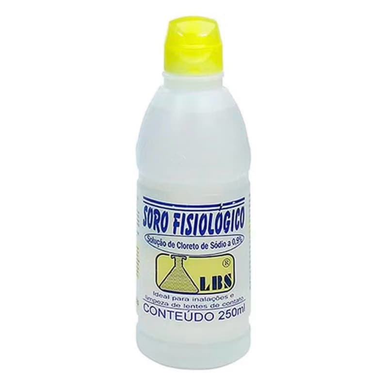 soro fisiológico 250ml