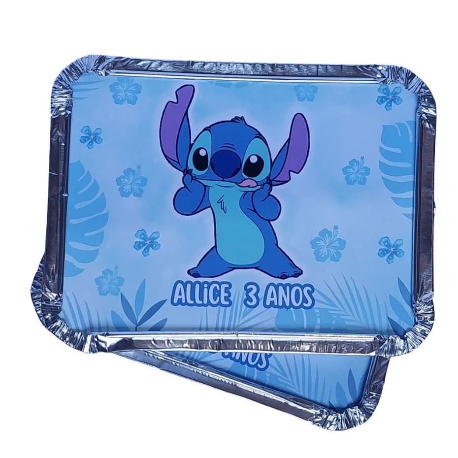 50 ~ Marmitinha Personalizada para Festa Stitch - Marmitinha para doces bolo aniversário infantil