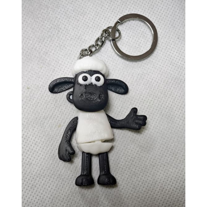 Chaveiro o Carneiro – Fofo & Divertido 3D Shaunn