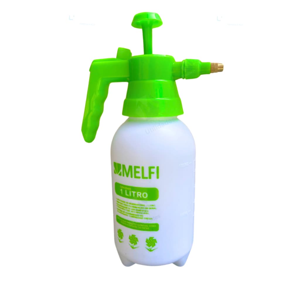Pulverizador Borrifador Manual Alta Pressão 1 Litro Compressão Com Jato Regulável Para Jardinagem