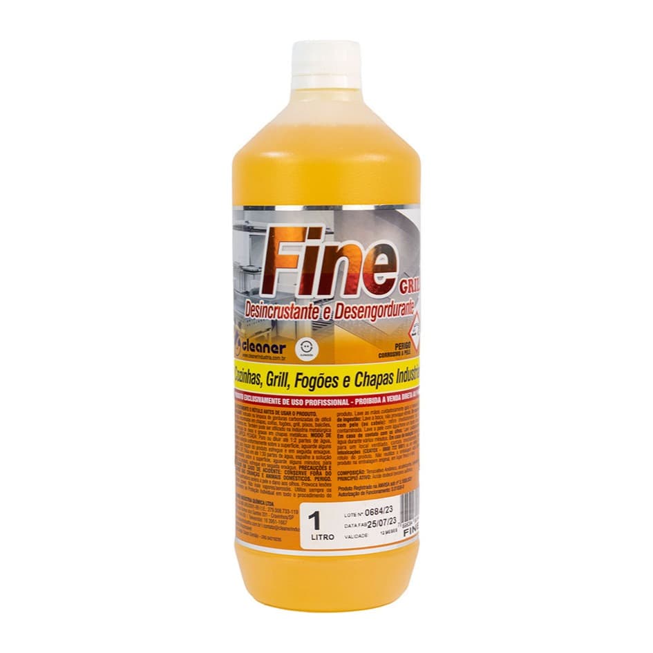 Desincrustante E Desengordurante Fine 1 litro Cleaner