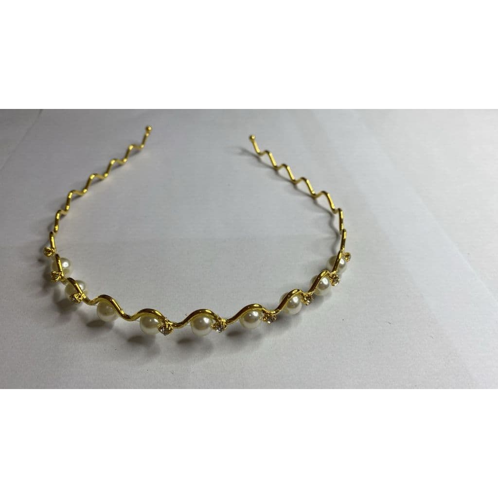 Kit c 12/ tiaras/diadema Pérolas E metal SL-11