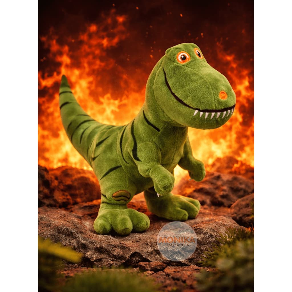 Pelúcia Dinossauro T-Rex 40 cm – Super Macia, Antialérgica e Perfeita para Presentes