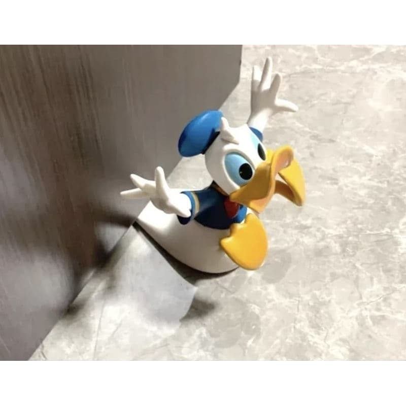 Parador porta Pato Donald Disney protetor porta vento