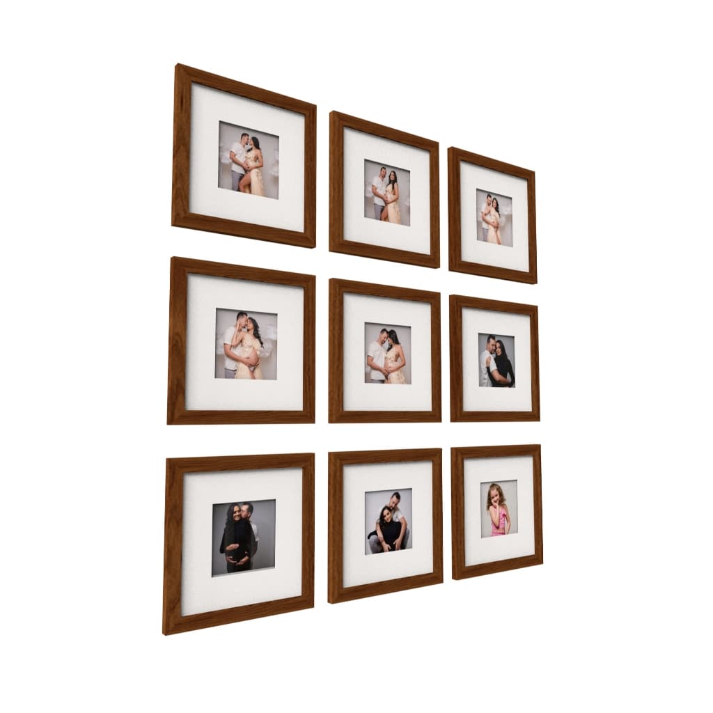 Porta Retrato 20x20 para Foto 10x10 Decoração de Mesa e Parede