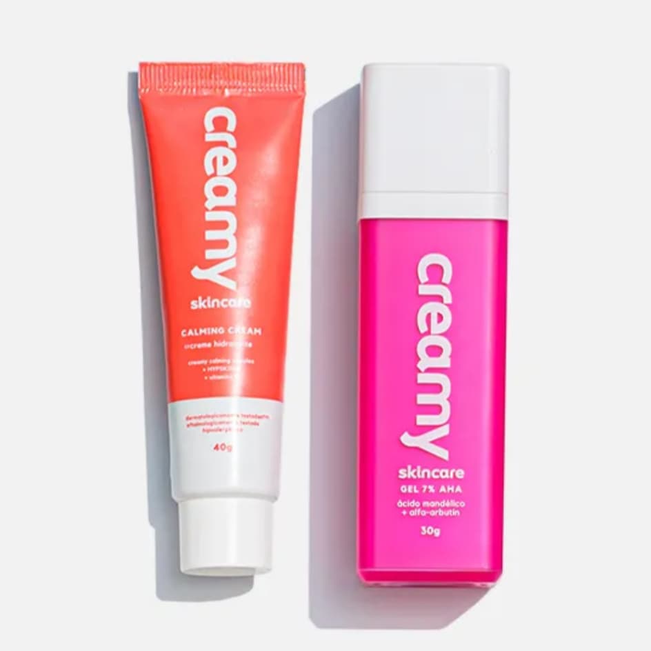Kit Creamy Mandélico e Calming Cream