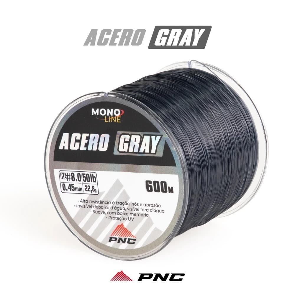Linha de Pesca 600m, 500m Metros PNC Maruri Nylon Monofilamento Super Resistente