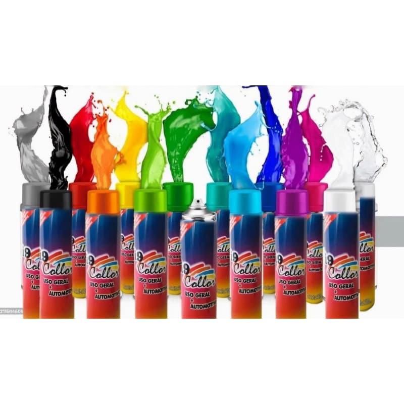 Tinta Spray i9 Collor 400ml - Multisuperficies Secagem Rápida