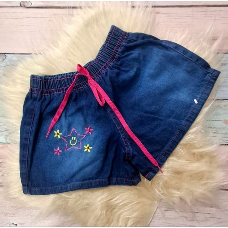 Short Jeans Infantil Infanto Juvenil Estiloso e Confortável