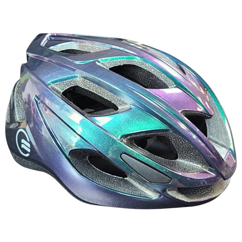 Capacete Ciclismo Elleven Race Mtb Speed Inmold Ajustável Leve Com Ventilação - Camaleão ou Preto
