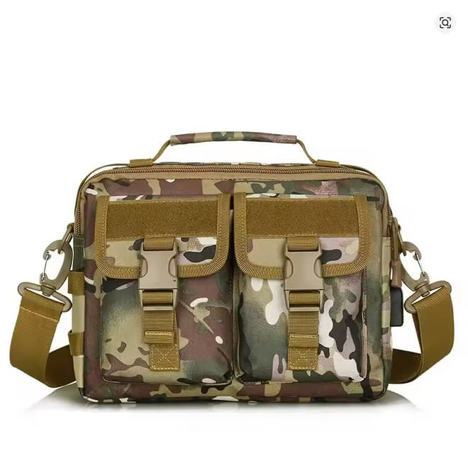 Bolsa Tática Militar Bag Multi funcional de ombro Camping Pesca Resistente a água Novidade