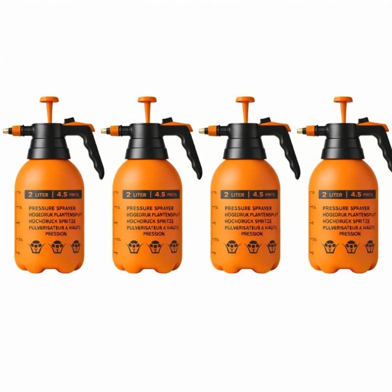 kit 4 pulverizador Spray alta pressão borrifador multiuso para plantas limpeza