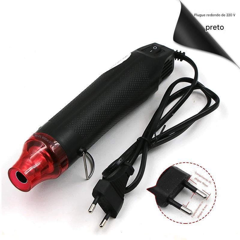 Soprador de Ar Quente Ferramenta Elétrica 220V Ar Quente 300W Temperatura com Suporte