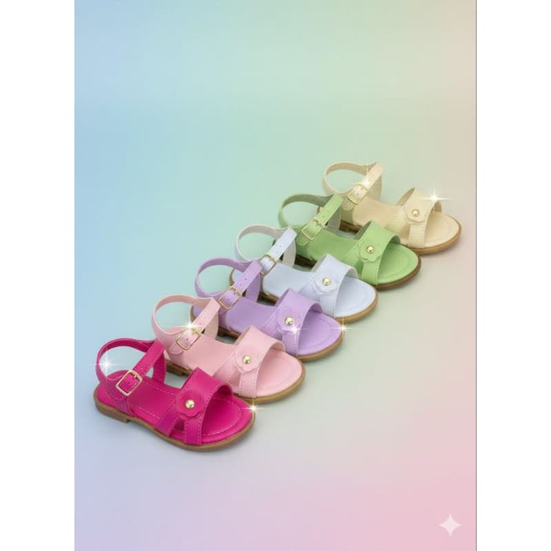 Sandalia Feminina Infantil Menina Bebe Rasteirinha