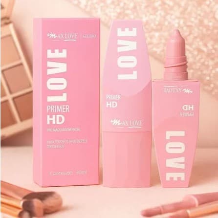 Primer Facial Max Love Primer HD Bisnaga Pré Maquiagem 30ml