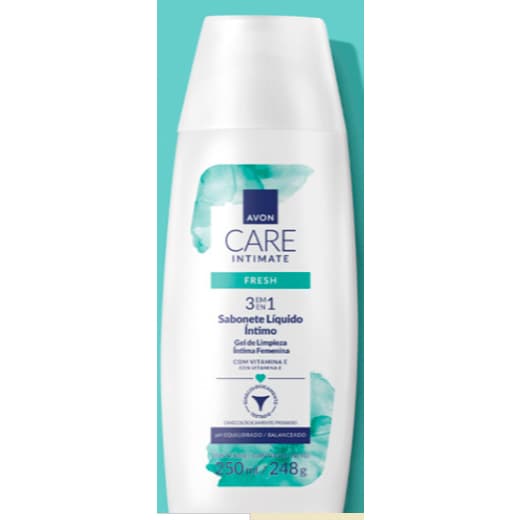 Sabonete Íntimo Líquido Avon Care Intimate Fresh 250ml Embalagem Grande