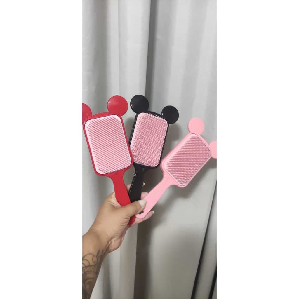 Escova Raquete com Orelhinha - Desembaraça Sem Frizz, Conforto e Estilo