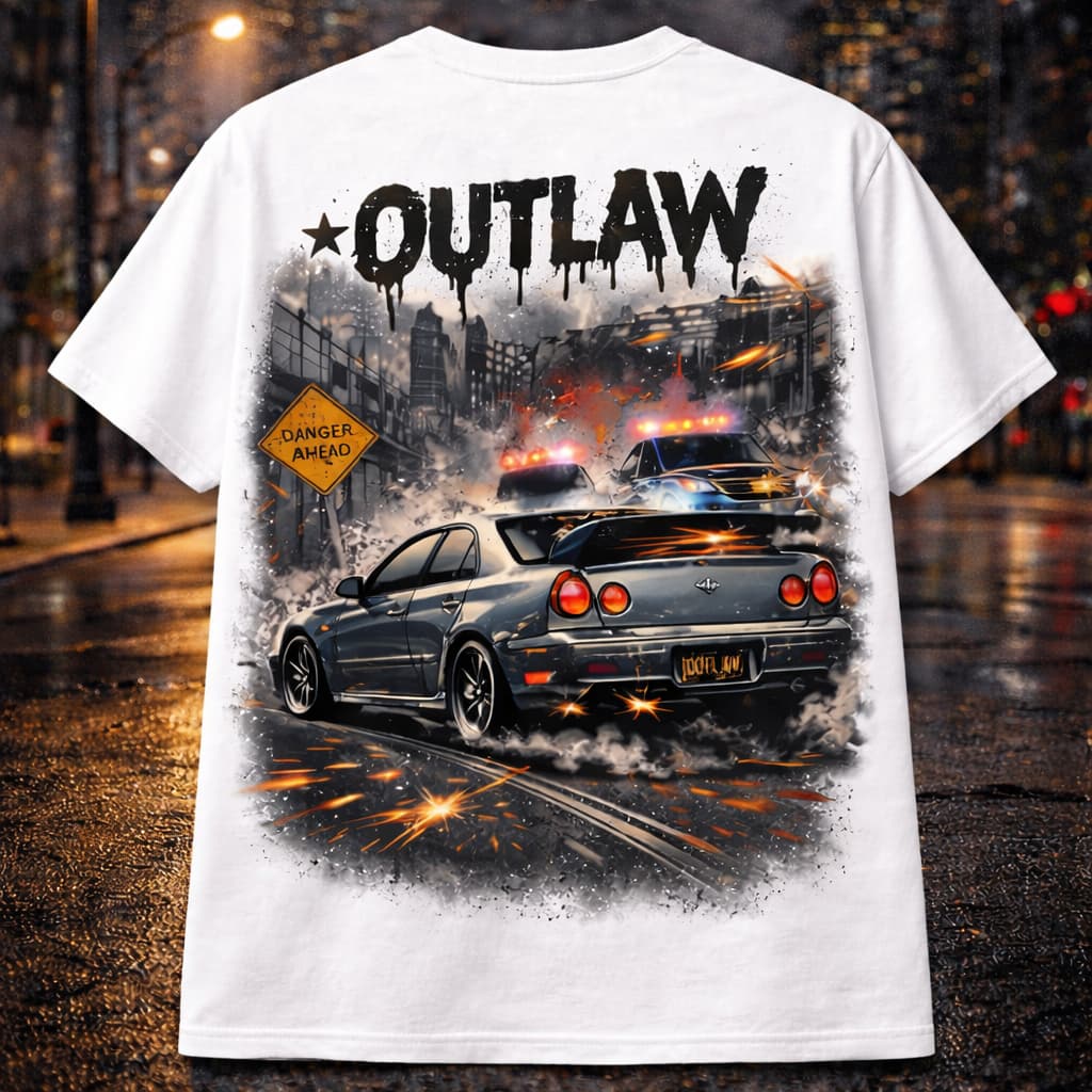 Camiseta masculina casual, street,  carro skyline GT R34