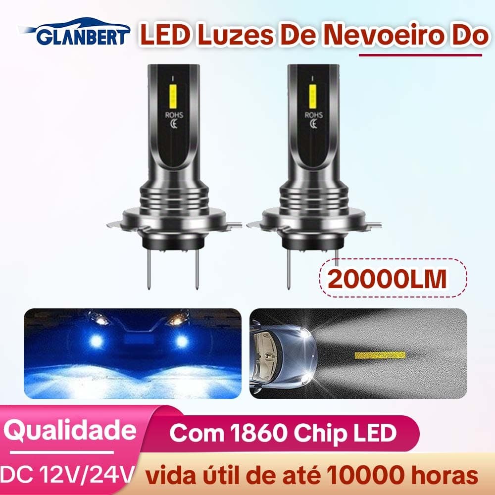 Mais Recente 2 Pçs LED Luzes De Nevoeiro Do Carro H7 H4 H11 9005 9006 Lâmpadas 6000K 8000K Luz Carros Iluminação