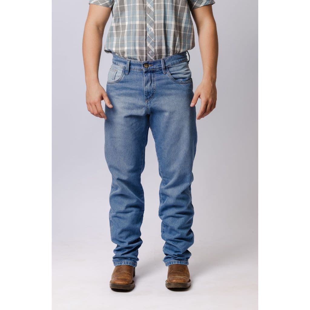 Calça Jeans Masculina Country – Estilo Cowboy | Conforto e Resistência