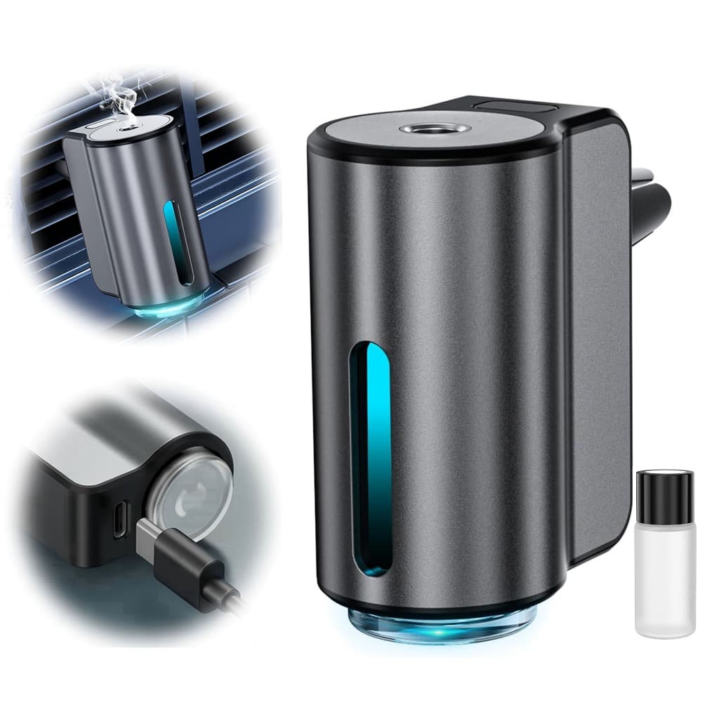 Umidificador Inteligente de Aromaterapia para Carro - Ambientador, Removedor de Odores, Novo Acessório