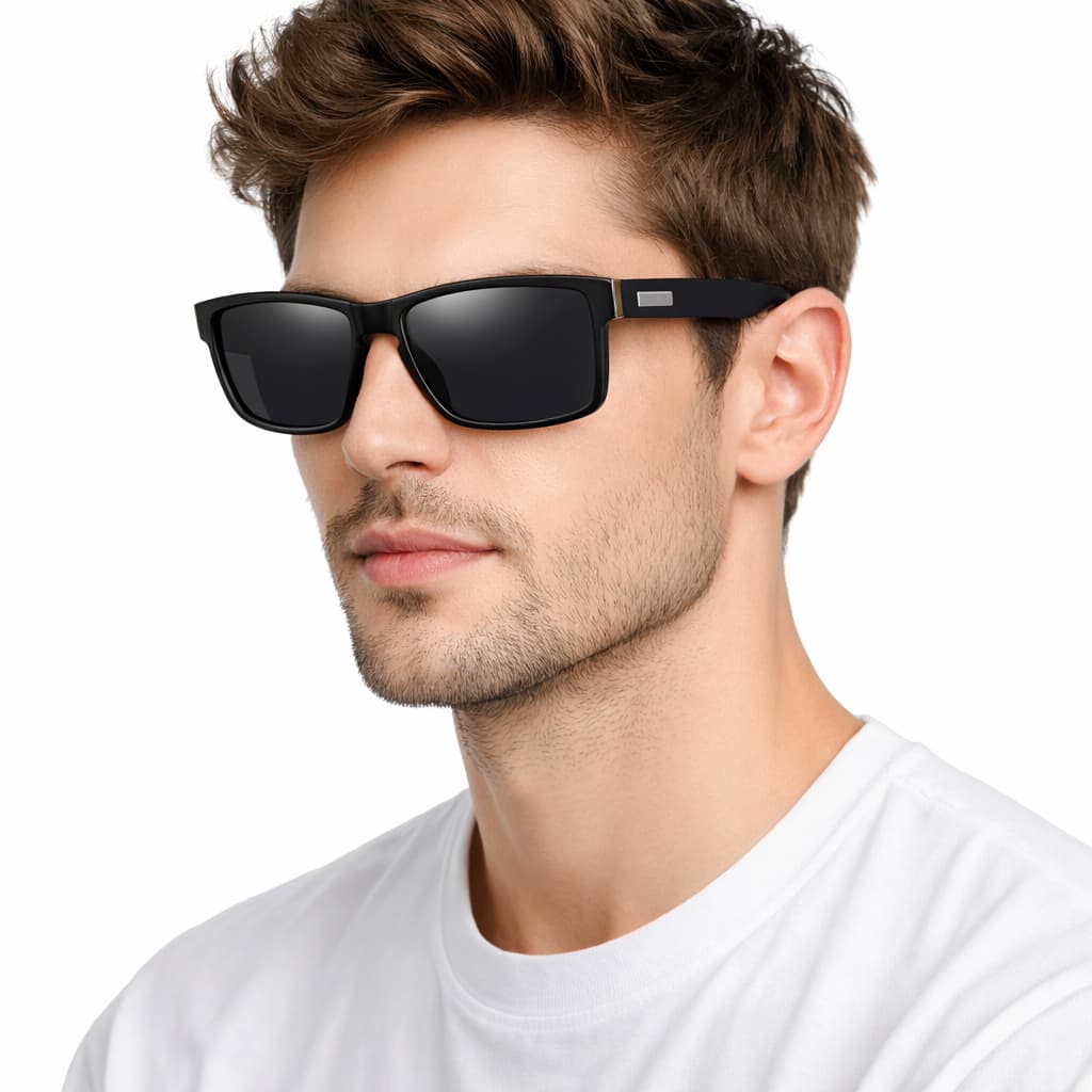 Óculos De Sol Masculino Polarizado Surfista Uv400 Iceman 253 Cor Preto