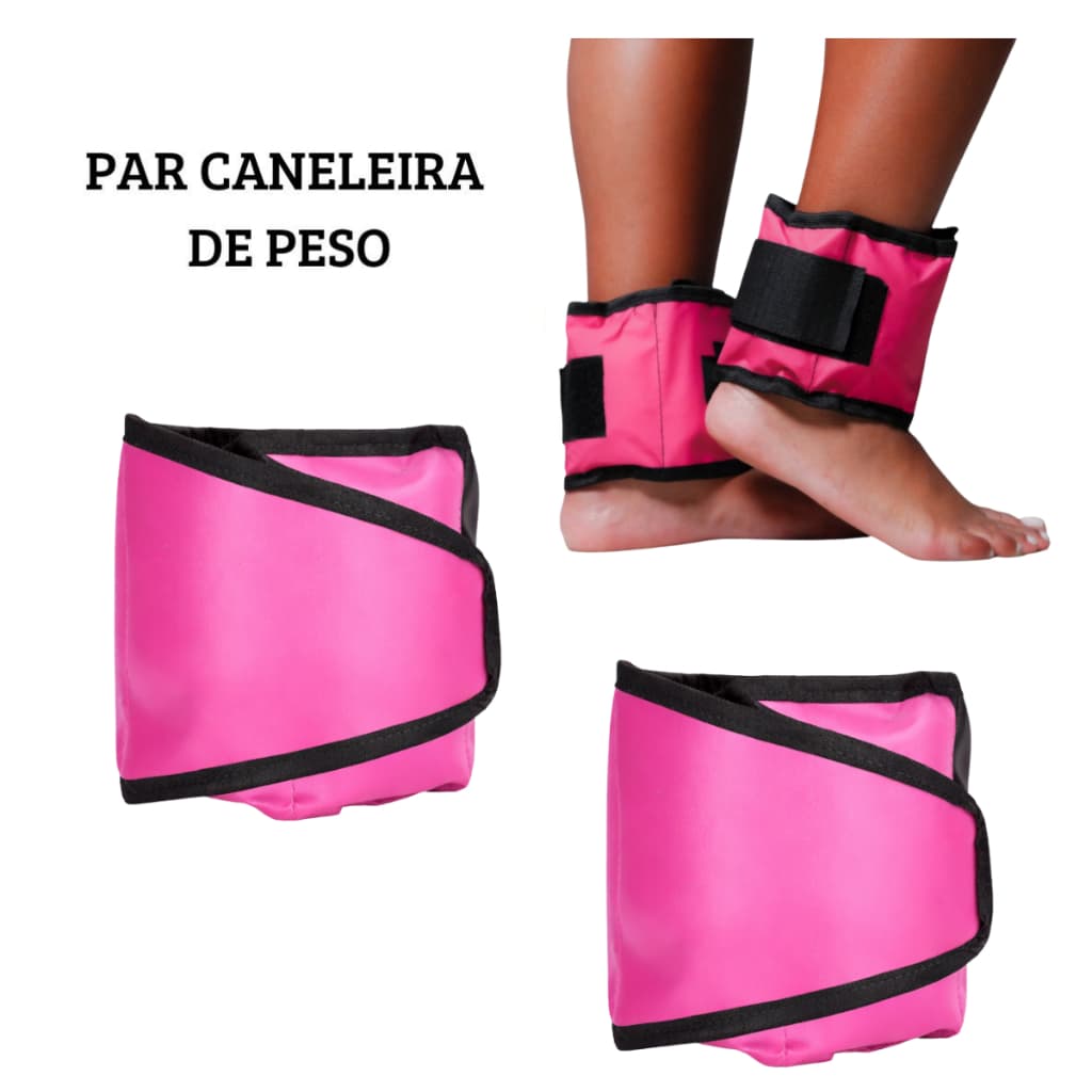 Par de Tornozeleiras com Peso para Treino Crossfit Musculação Uso Diário Profissional Treino em Casa