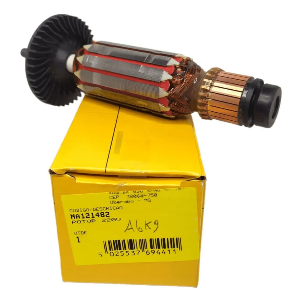 Rotor Induzido 220v Para Esmerilhadeira Dewalt Na121482 220v