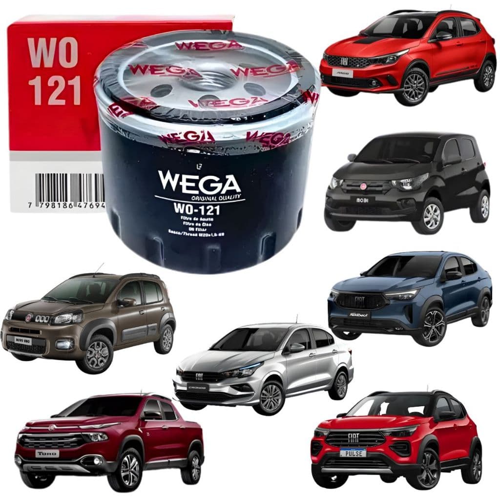 Filtro Oleo Fiat Argo Cronos Uno Pulse Toro Mobi Strada
