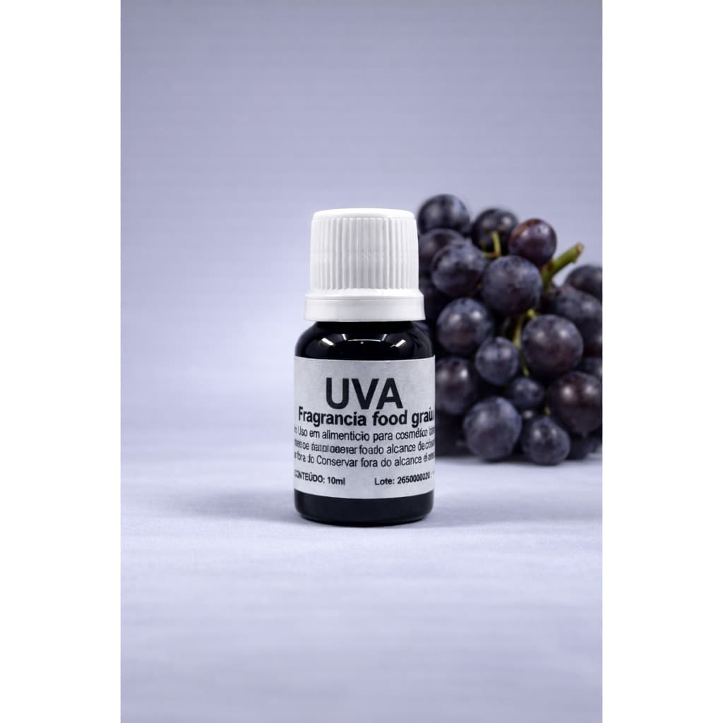 Fragrância para Base Gloss Labial de Uva (Food Grade) - 10 ml