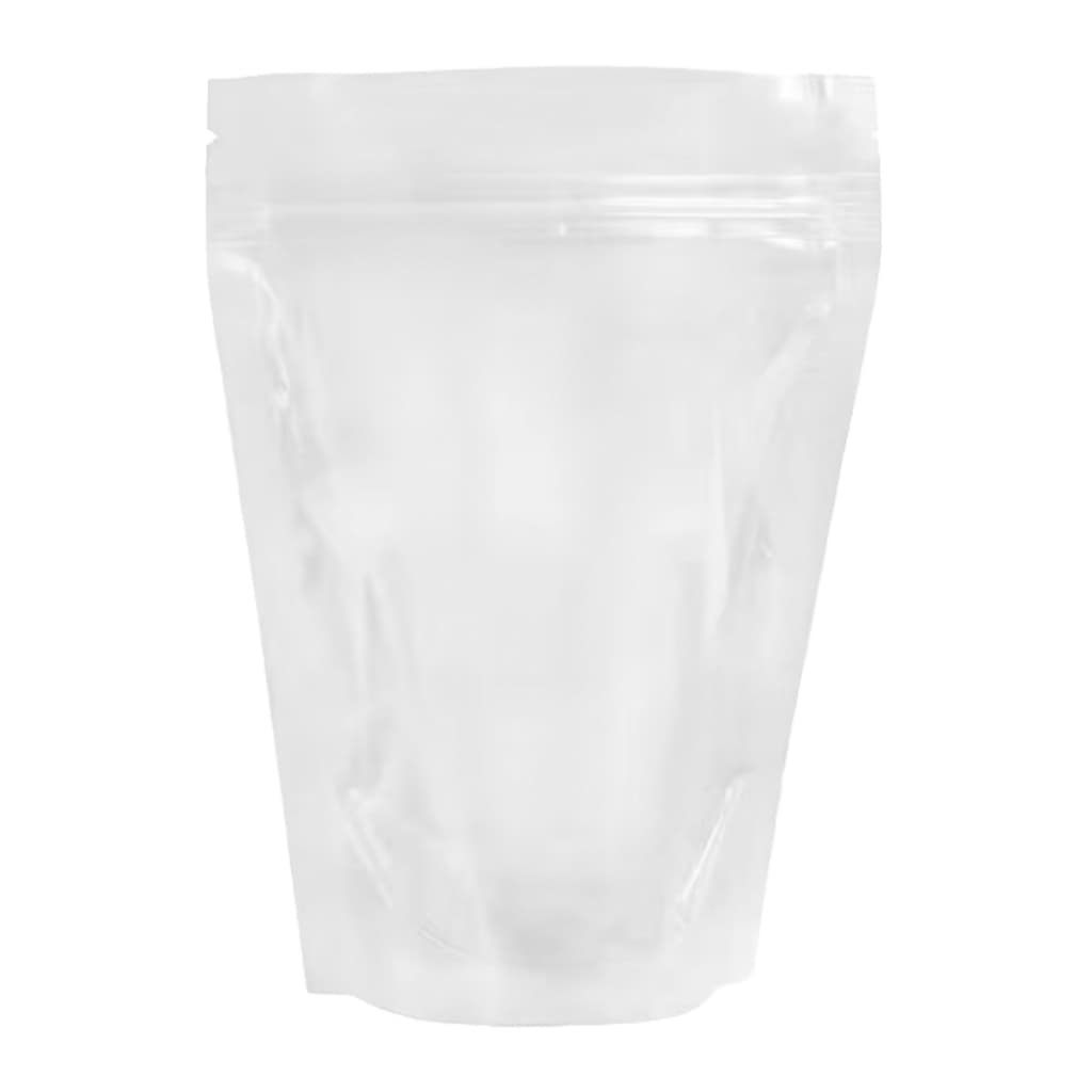 Saco Zip Herm Stand Up Pouch Transparente 12x20x4cm