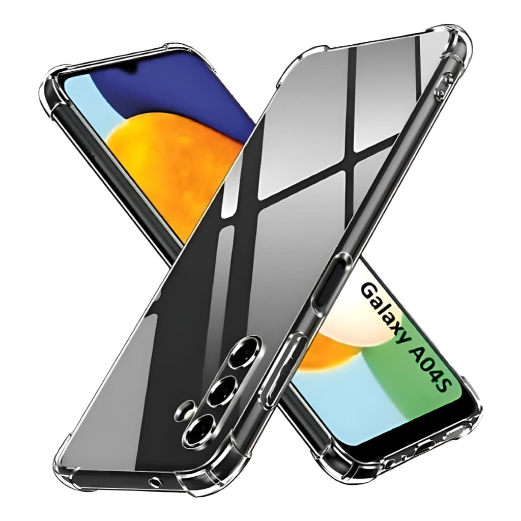 Capa Samsung Galaxy A04s Capinha Case Transparente Anti Impacto - Bordas Reforçadas (Silicone TPU)