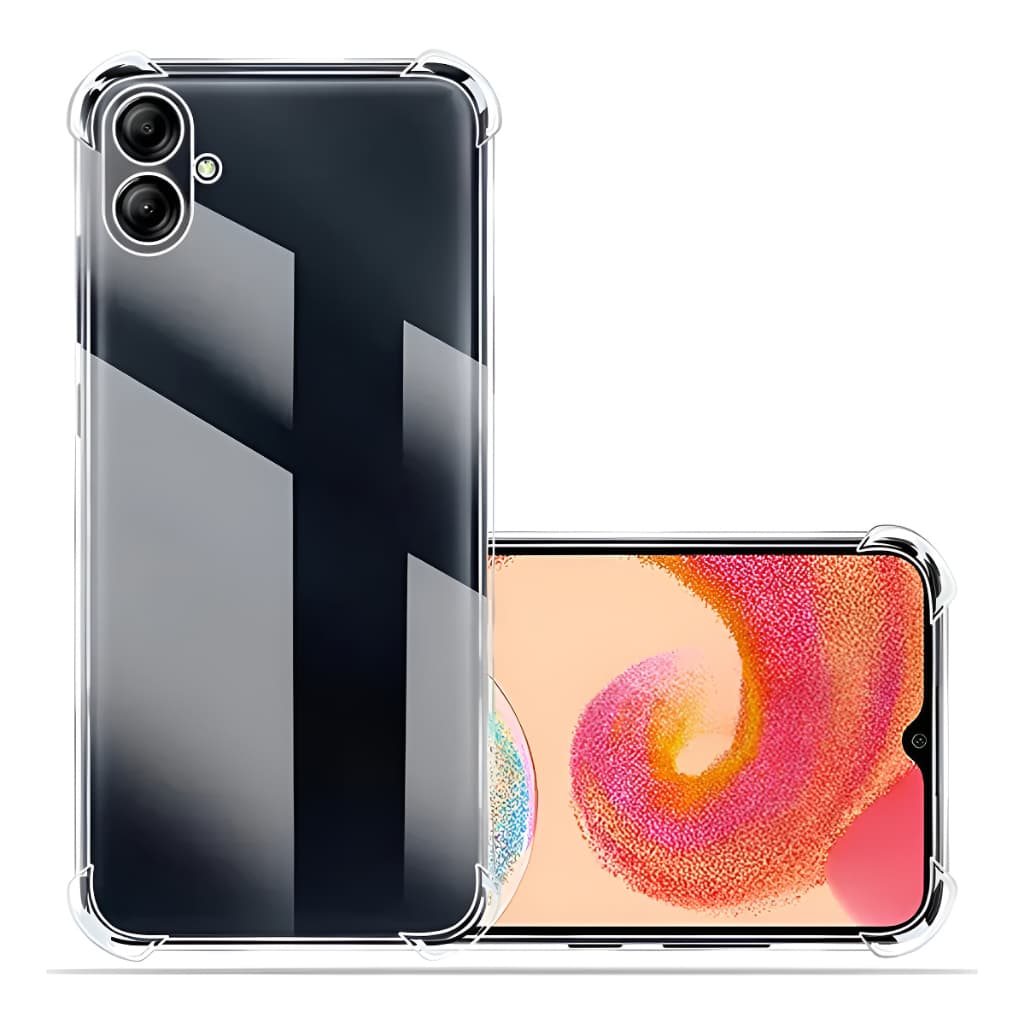 Capa Samsung Galaxy A04E Capinha Case Transparente Anti Impacto - Bordas Reforçadas (Silicone TPU)