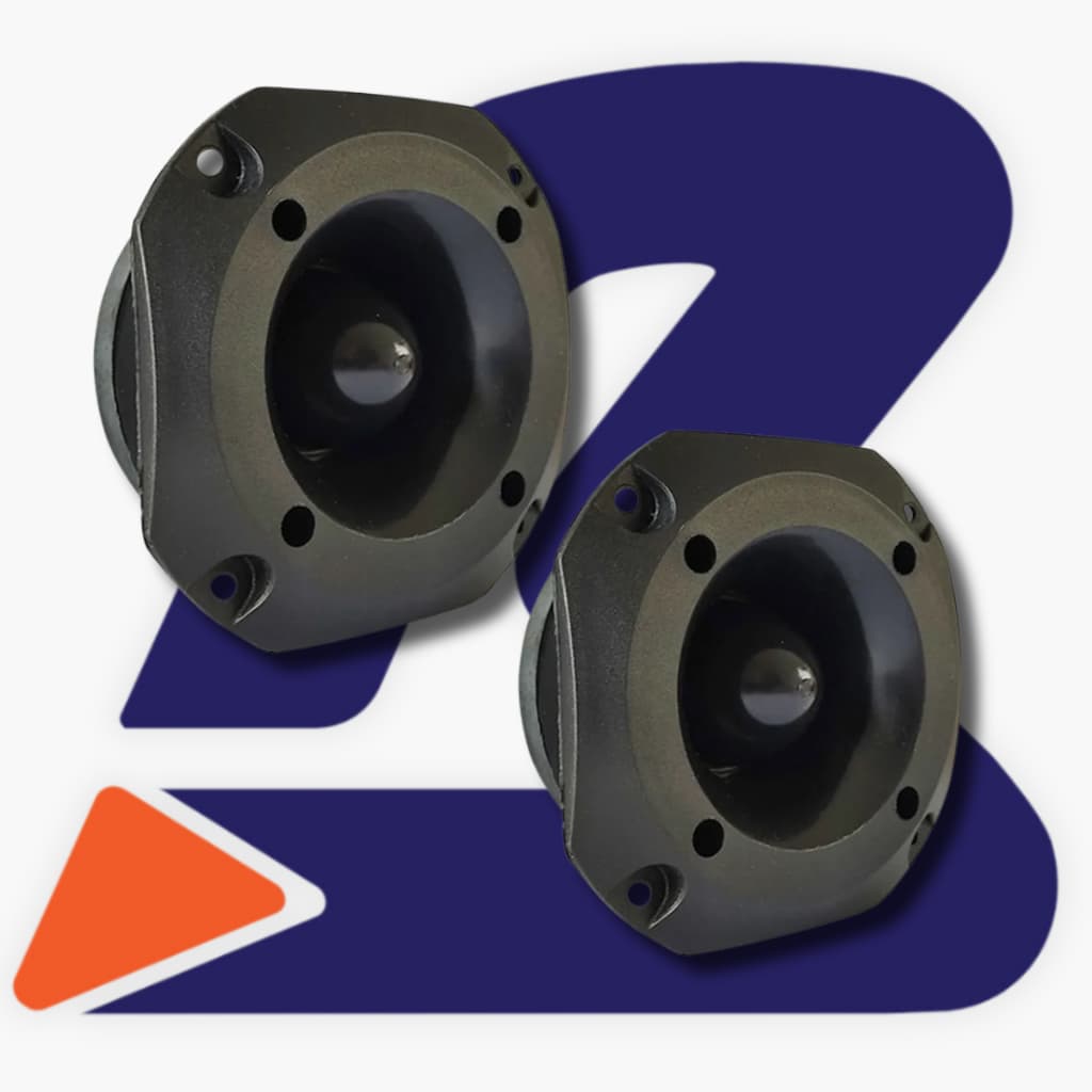 KIT Super Tweeter hiken ST400 100w Rms CAIXA TRIO CAIXA BOB CAIXA ACUSTICA SOM AUTOMOTIVO