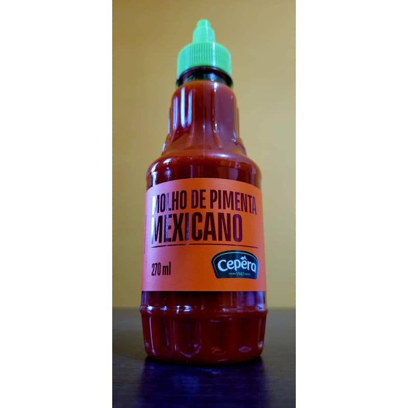 Molho de Pimenta Mexicano Cepêra 1x270ML UNI. (novo bico dosador)