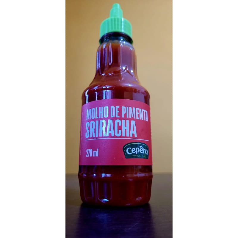 Molho de Pimenta Sriracha Cepêra 1x270ML UNI. (novo bico dosador)