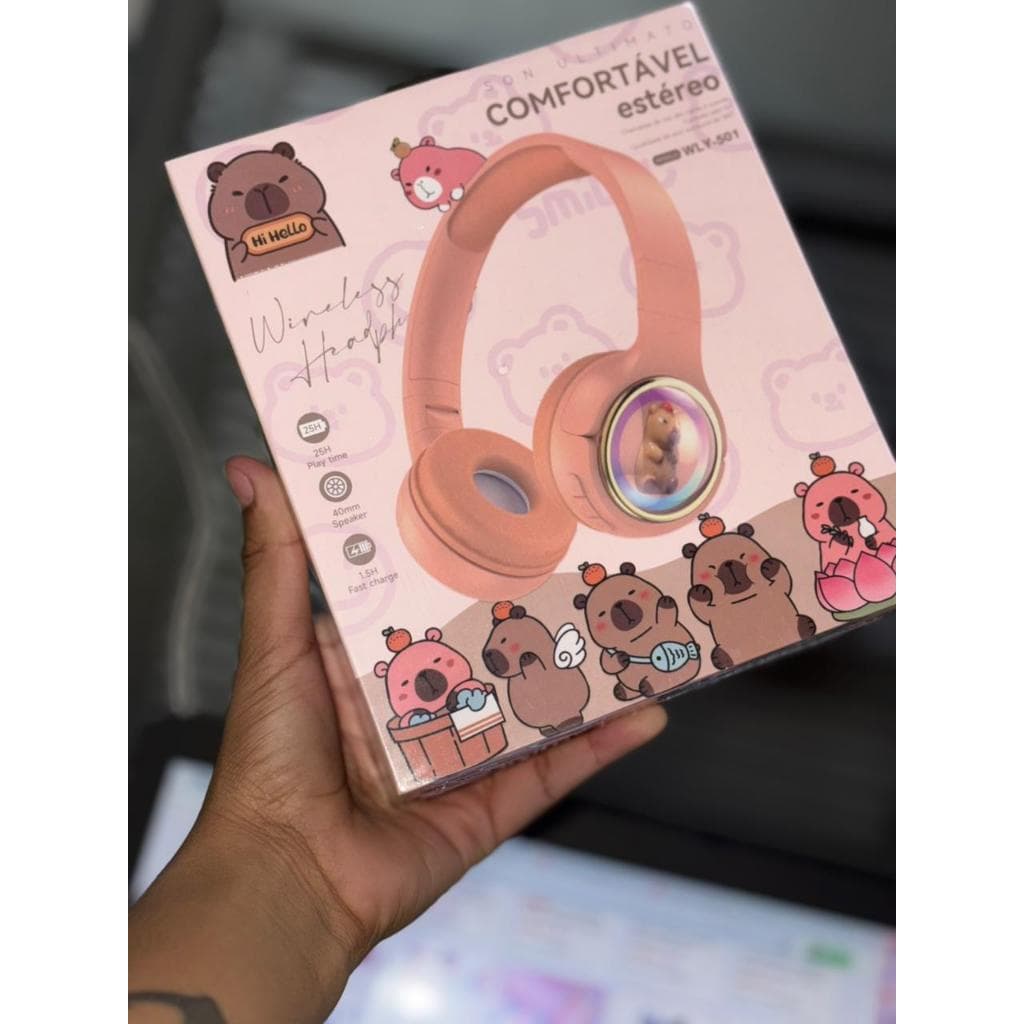 Fone de Ouvido Infantil Ursinhos - Perfeito para Crianças
