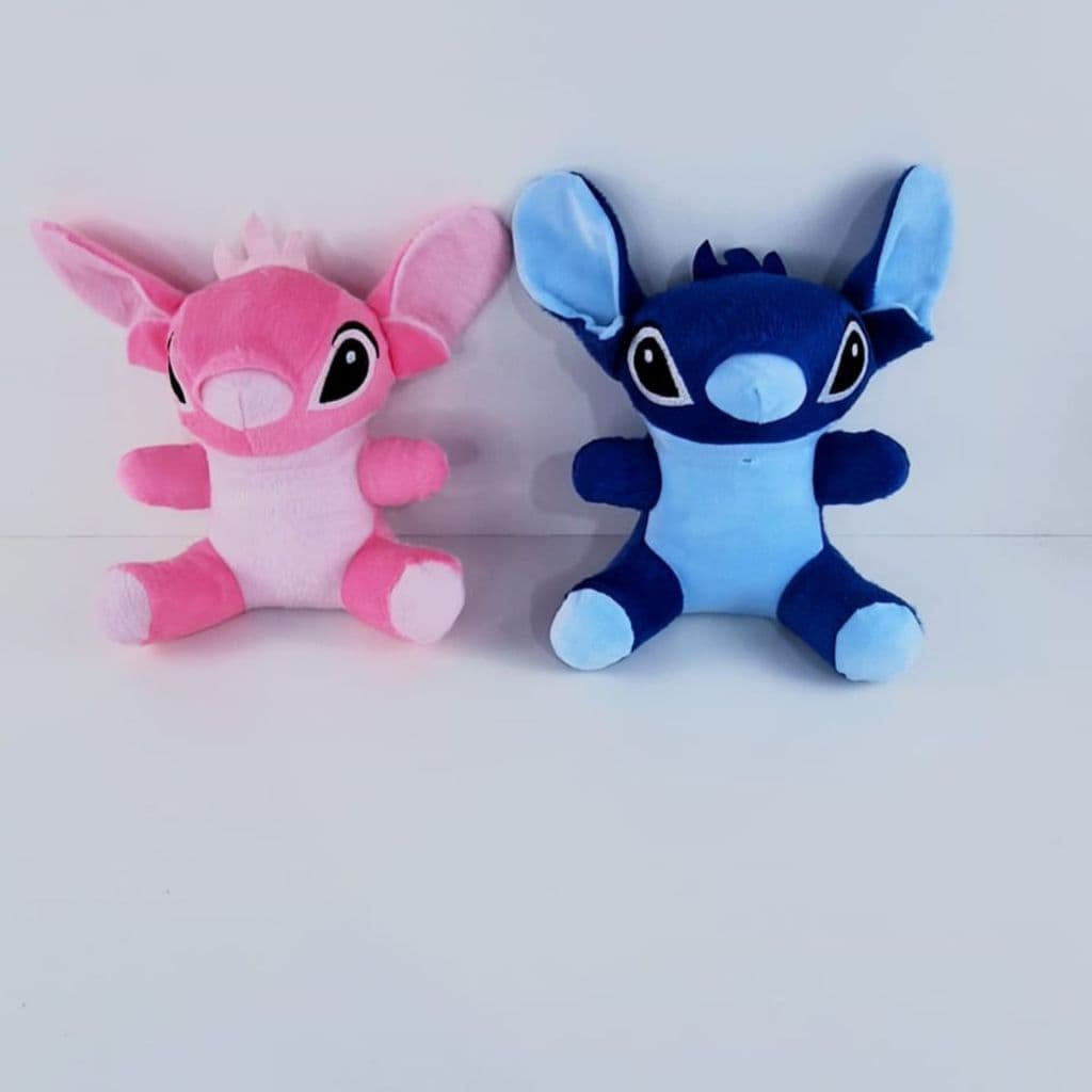Pelúcia Stitch Bordado 20cm – Macia, Aveludada e Perfeita para Presentear Menino Menina