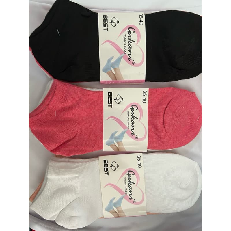 kit 9 pares de meia feminina