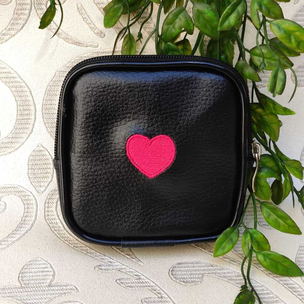 Mini Necessaire Multiuso Porta Absorvente, Porta Carregador