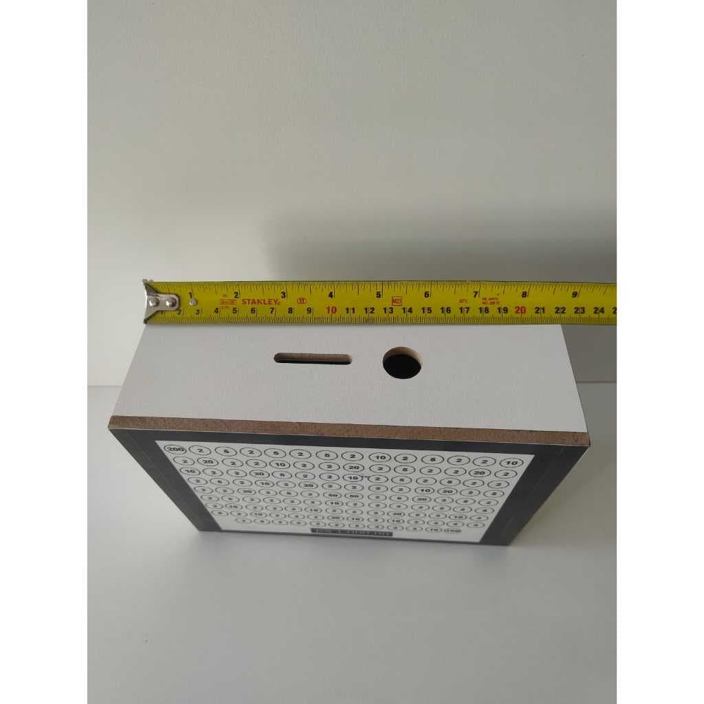 Cofrinho Cofre Guardar Dinheiro Caixa eleganc1mil Original Madeira Amadeirado  .mais resistente d mercado .com mdf 6mm