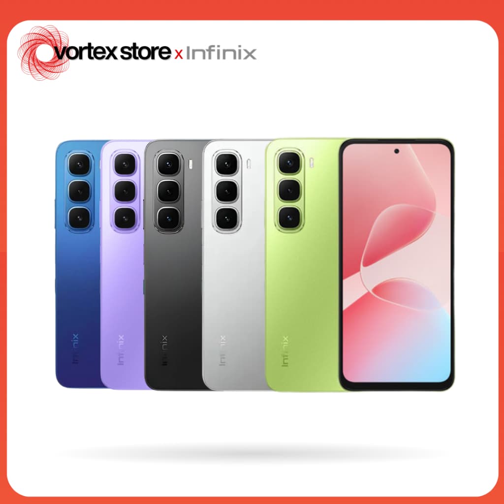 Infinix Hot 60i 4G 256GB/4GB OU 8GB RAM, Processador Mediatek G81 Ultimate, Câmera 50MP, Versão Global