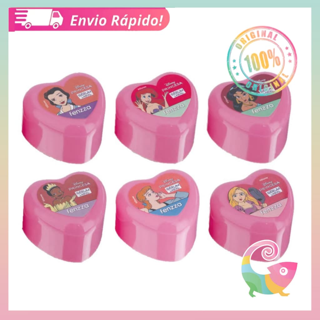 Serum Labial Fenzza Princesa Disney Hidratação Intensa