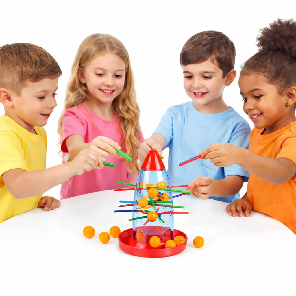 Jogo Tira Pega Vareta Vareta Foguete Brinquedo Interativo Jogadores Tira Palitos Diversão garantida
