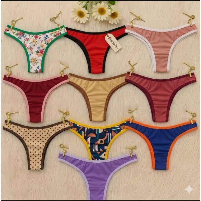 Kit 5 calcinha tanga EM PROMOÇÃO