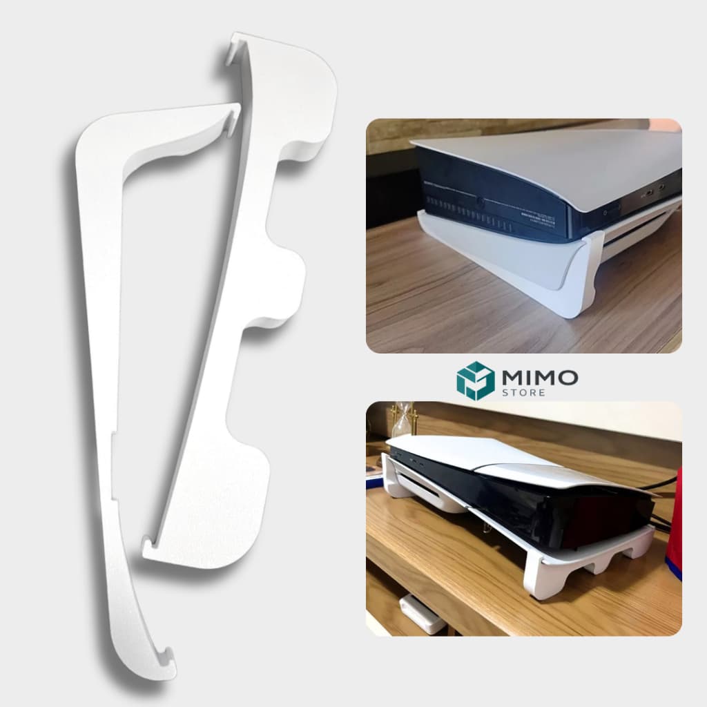 Suporte Horizontal para PS5 Slim com Disco – Base Deitada Estável para PlayStation 5